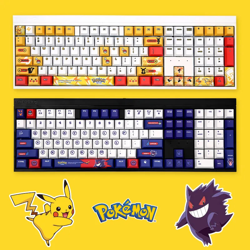 Pikachu & Gengar Mechanical Keyboard | Pokemon Merch | Anime Merch ...