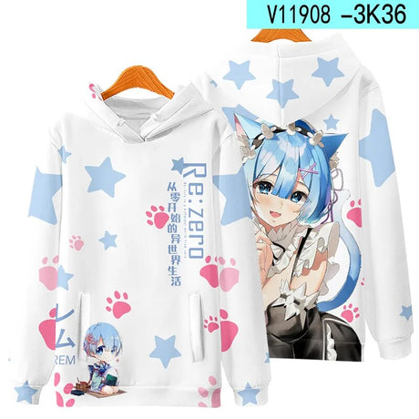 This hoodie embodies the spirit of adventure in the world of Re:Zero. If you are looking for more Re:Zero Merch, We have it all! | Check out all our Anime Merch now! 