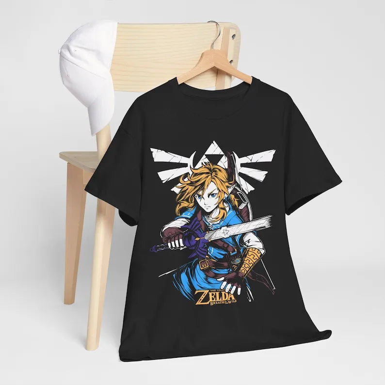 This tee captures the magic of Link. If you're looking for more The Legend of Zelda merch, we have it all! Check out our anime merch now—free shipping!