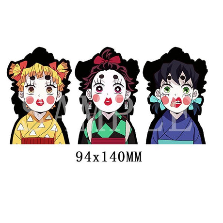 Demon Slayer Trio Motion Stickers - Tanjirou, Zenitsu, Inosuke