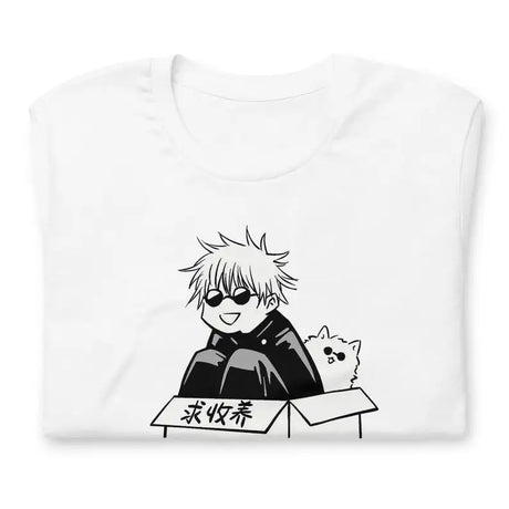 Immerse yourself in this striking Gojo Tee, perfect for anime fans Looking for more Jujutsu Kaisen merch? Explore our full collection of anime merch now!