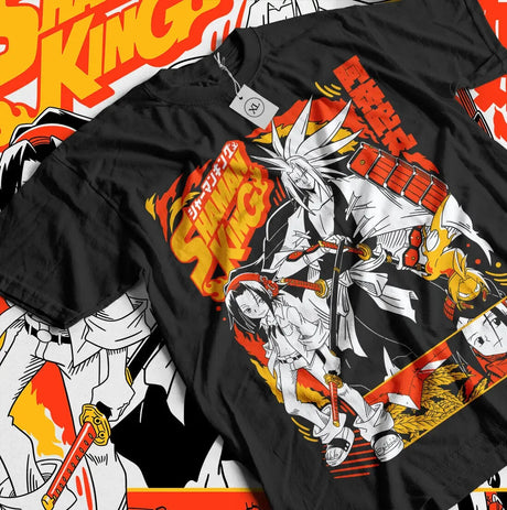 This tee features a dynamic print of Shaman King, the essence of the beloved anime series. If you are looking for more Yoh Asakura Merch, We have it all! | Check out all our Anime Merch now!