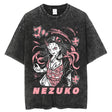 Anime Kimetsu no Yaiba Demon Slayer Washed Tshirts Men Women Inosuke Manga Print Tops Tees for Summer Gothic HarajukuStreetwear Everythinganimee, anime merch, anime gear, anime, anime stuff, buy anime, Manga Otaku Cosplay Japan Animation Shonen Shoujo Seinen Shojo Mecha Fandom Subtitle Dubbed Fanart MyAnimeList MangaStream Studio Ghibli