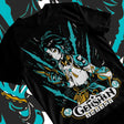 Here at Everythinganimee we have only the best anime merch! Free Global Shipping.
Channel the power of the Yaksha Adeptus with this dynamic Xiao Genshin Impact Shirt. Designed for true fans of the hit game Genshin Impact, this tee features an electrifying depiction of Xiao, the vigilant protector of Liyue. 