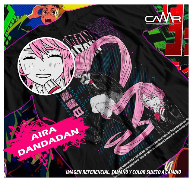 Immerse yourself in this striking Aira Tee, perfect for any Aira fan. Looking for more Dandadan merch? Explore our full collection of anime merch now!