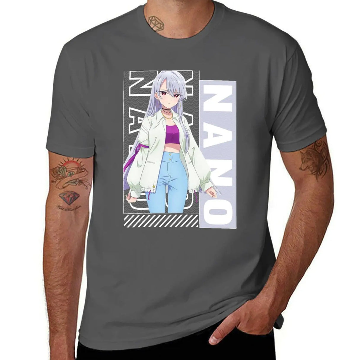 Here at Everythinganimee we only have the best shirts in the world! Unleash your inner cuteness with the Nano Tee, featuring an iconic, vibrant design from The 100 Girlfriends that anime fans will instantly recognize. 