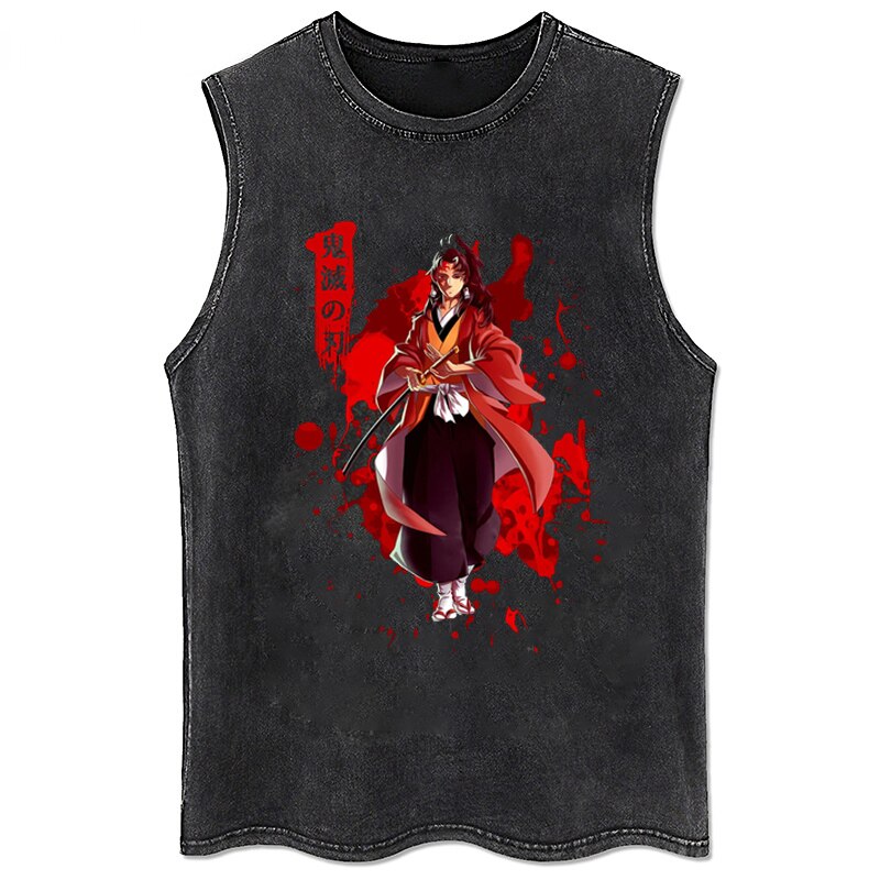 Anime TShirt Men Women Demon Slayer Manga Printed Tshirts 100%Cotton for Summer Harajuku Gothic Streetwear Casual Tops Tees, everythinganimee