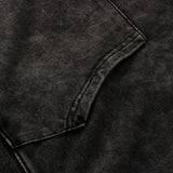Dragon Ball Z Washed Black Streetwear Cotton Vintage Hoodie