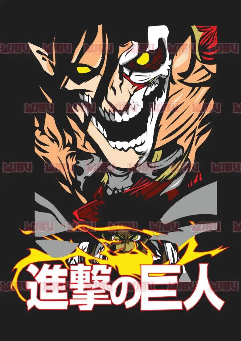 Attack On Titan Eren Titan Tee