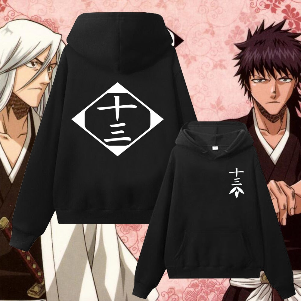 Bleach Captains' Legacy" - Gotei 13 Commemorative Hoodie