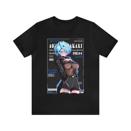 Here at Everythinganimee we have only the best anime merch! Free Global Shipping.
Dive into the world of Re: Zero with this captivating Rem T-Shirt. Featuring the beloved and fierce Rem in a bold, edgy design, this shirt is perfect for fans who admire her strength and beauty. Whether you're heading to an anime convention or just enjoying a casual day out, this shirt ensures you stand out in style.