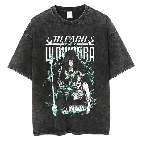 Here at Everythinganimee we have the best anime shirts in the world. 
Dive into the world of Bleach with this epic Ulquiorra tee. Featuring an intense design that brings the dark and brooding character to life, this shirt is perfect for fans of the series.