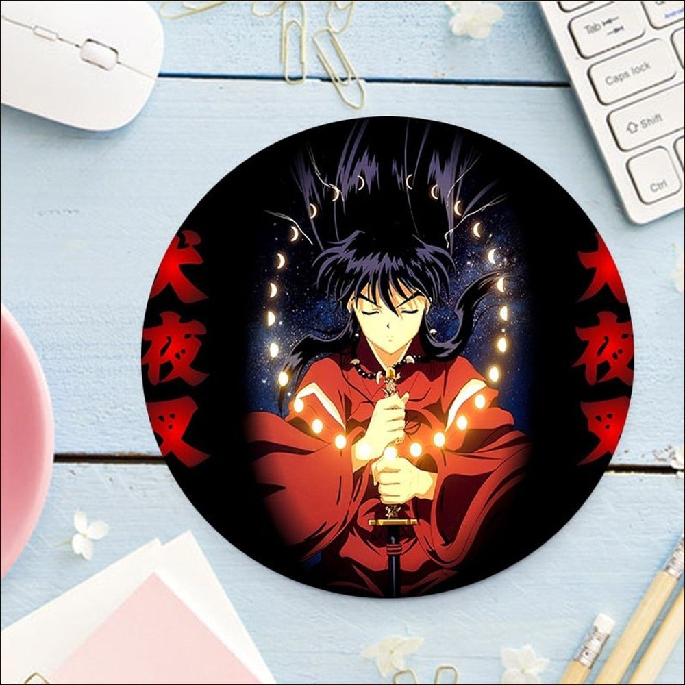 Inuyasha Round Mousepad Collection