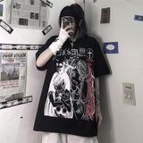 Goth Anime Oversized Tees