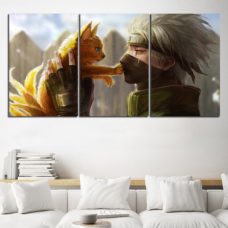 Naruto Hatake Kakashi Wall Art Set