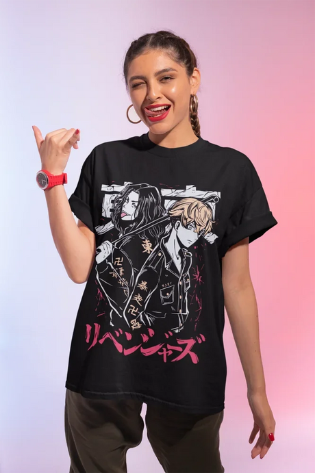  Dive into the intense world of Tokyo Revengers with this striking tee. If you are looking for more Tokyo Revengers Merch, We have it all! | Check out all our Anime Merch now!