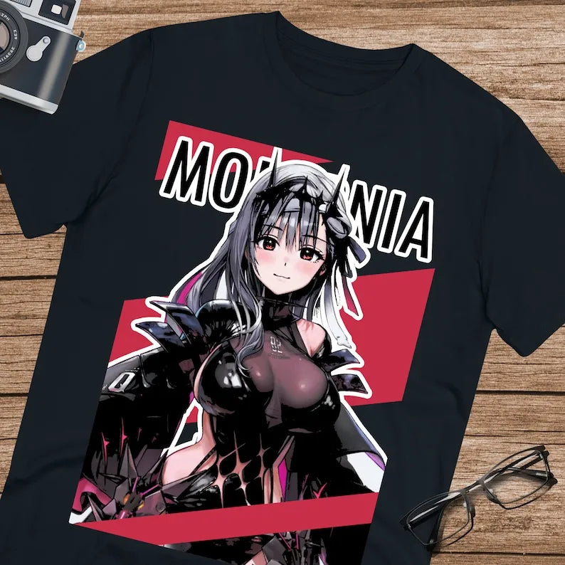 Immerse yourself in this striking Modernia Tee, perfect for anime fans. Looking for more Goddess merch? Explore our full collection of anime merch now!