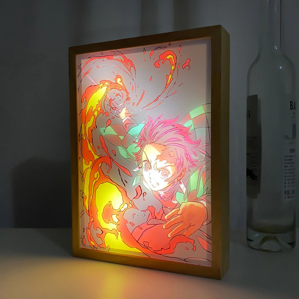 Zenitsu Demon Slayer 5in x 7in Acrylic Glass Painting -  Portugal