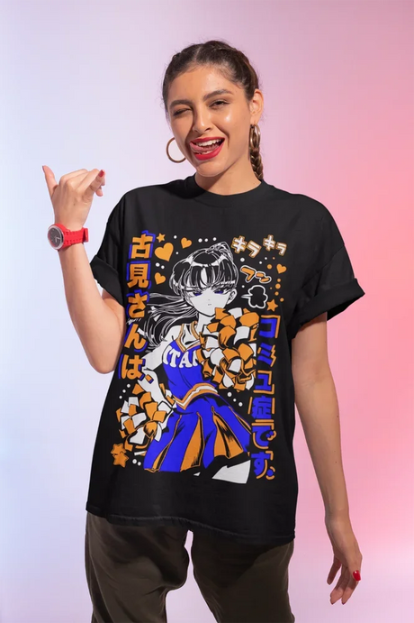 Here at Everythinganimee we have only the best anime merch! Free Global Shipping.
Unleash the cuteness of the Komi Can't Communicate with this kawaii Komi Tee. Featuring a bold and intense design