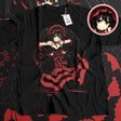 Here at Everythinganimee we have only the best anime merch! Free Global Shipping.
Embrace the mystique and allure of Date A Live with this striking Kurumi Tokisaki T-shirt. Featuring the captivating "Nightmare," Kurumi Tokisaki, in her iconic gothic dress, this shirt is a must-have for fans who admire her complex character and enigmatic charm.