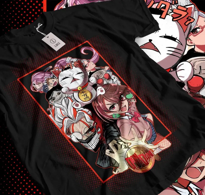 Immerse yourself in this striking Dandadan Tee, perfect for anime fans. Looking for more Dandadan merch? Explore our full collection of anime merch now!