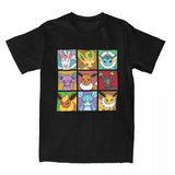 Catch em all with our Pokémon Eevee Evolution Spectrum Tee | Here at Everythinganimee we have the worlds best anime merch | Free Global Shipping