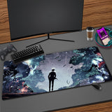 Solo Leveling Mouse Pad Manga Sung Jinwoo Anime Mousepad XXL Large Computer Mouse Mat Rubber Table Carpet 900x400mm Desk Mat Pad, everythinganimee