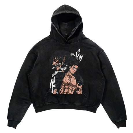 This hoodie carries the fierce spirit of the anime's beloved characters. | If you are looking for more Attack of Titan Merch, We have it all! | Check out all our Anime Merch now!