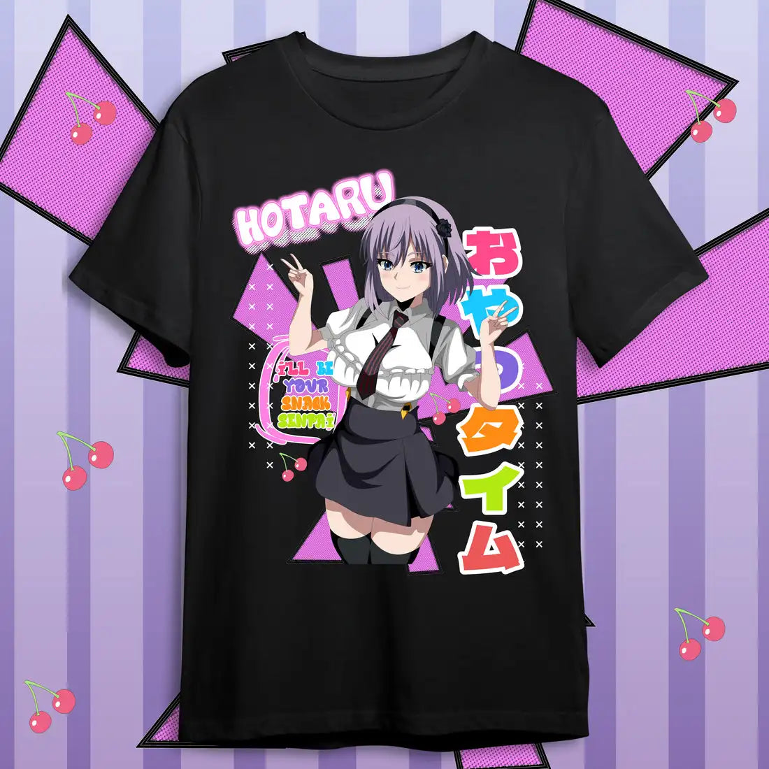 Here at Everythinganimee we have the best anime shirts in the world. Step into the playful world of Hotaru with this vibrant tee featuring the confident and quirky character. This shirt perfectly captures Hotaru’s charm with its bold design and fun, colorful details. 