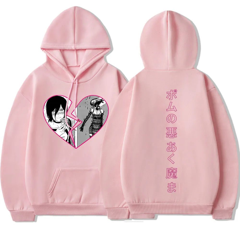 Immerse yourself in the chaotic world of Chainsaw Man with our Reze Hoodie! If you are looking for more Chainsaw Man Merch, We have it all!| Check out all our Anime Merch now!