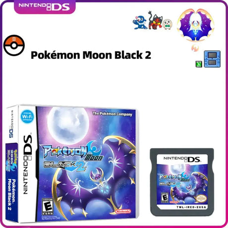 Immerse yourself in an extraordinary Pokémon adventure with the NEW DS Game Cartridge – Pokémon Moon Black 2 English Version.Here at Everythinganimee we have the best anime merhc in the world!