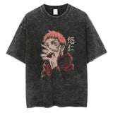 Here at Everythinganimee we have the best anime shirts in the world. 
Channel the power of Ryomen Sukuna with this bold Jujutsu Kaisen tee. 