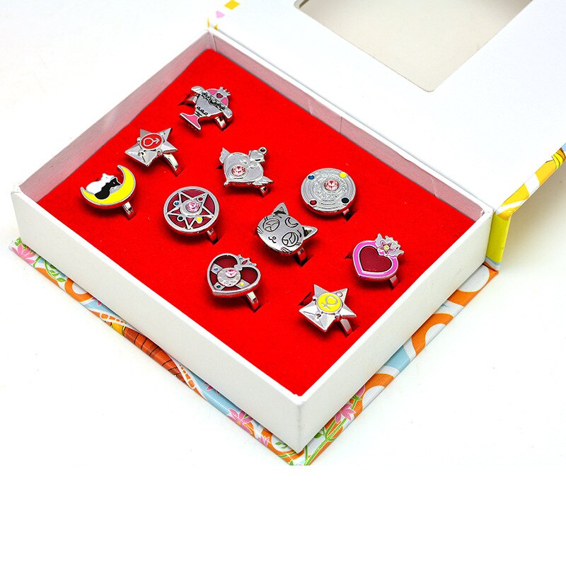 Sailor Moon Rings Set