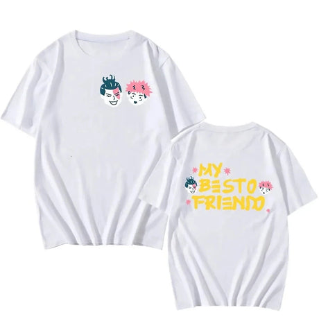 Show your love for JJK with our Jujutsu Bonds 'Besto Friendo' Cotton Tee | Here at Everythinganimee we have the worlds best anime merch | Free Global Shipping