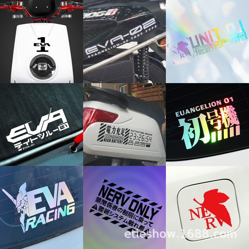 Evangelion EVA Car Stickers