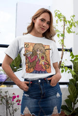 This tee captures the magic of Taiga Aisaka. If you're looking for more Toradora merch, we have it all! Check out our anime merch now—free shipping!
