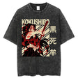 Anime Kimetsu no Yaiba Demon Slayer Washed Tshirts Men Women Inosuke Manga Print Tops Tees for Summer Gothic HarajukuStreetwear Everythinganimee, anime merch, anime gear, anime, anime stuff, buy anime, Manga Otaku Cosplay Japan Animation Shonen Shoujo Seinen Shojo Mecha Fandom Subtitle Dubbed Fanart MyAnimeList MangaStream Studio Ghibli