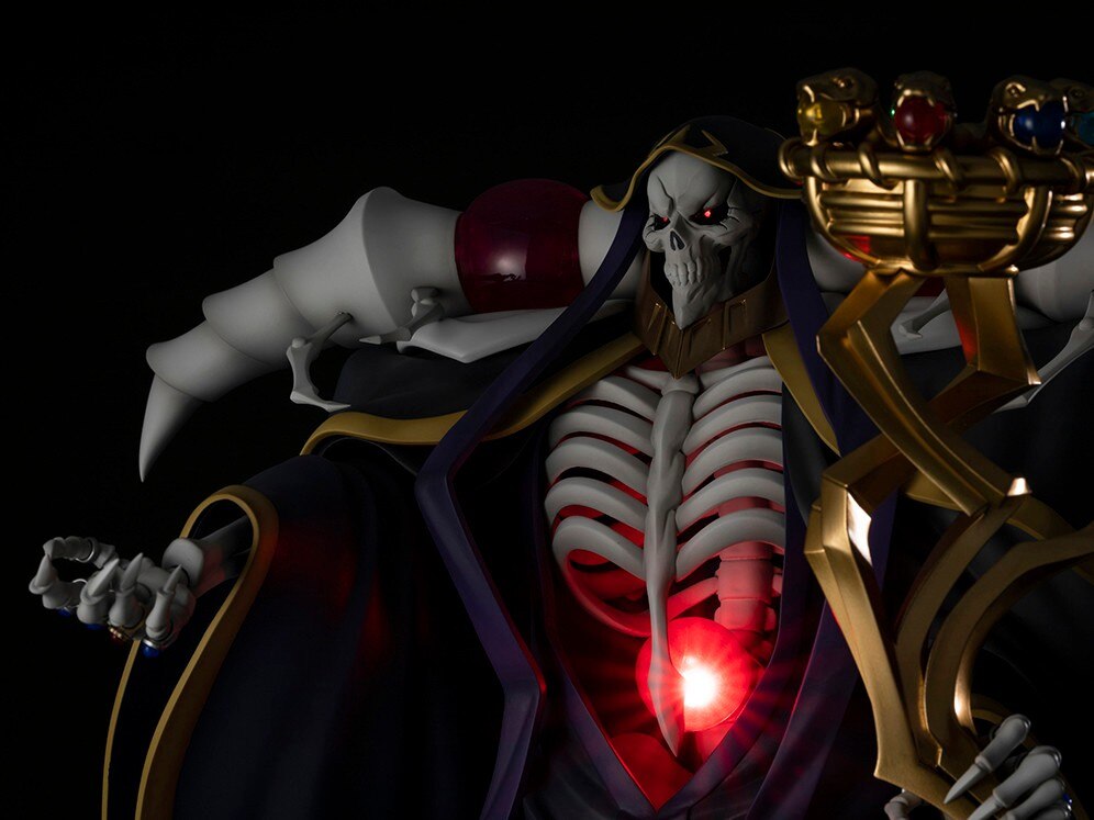 OVERLORD Ainz Ooal Gown Luminescence PVC Action Figure - Authentic Collectible