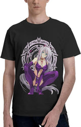  Here at Everythinganimee we have the best anime shirts in the world.
Channel the alluring energy of High School DxD with this stunning shirt featuring a powerful character in vibrant purple. Perfect for fans of the series, this tee captures both elegance and strength, with intricate details and bold colors that make a statement.