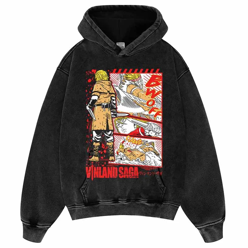 This Hoodie celebrates the beloved Vinland Series, ideal for both Autumn & Winter. | If you are looking for more Vinland Saga Merch, We have it all! | Check out all our Anime Merch now!