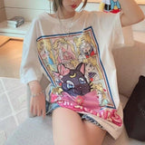 Lunar Legacy - Oversized Tsukino Usagi Tee: Manga Majesty