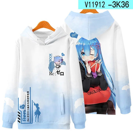 This hoodie embodies the spirit of adventure in the world of Re:Zero. If you are looking for more Re:Zero Merch, We have it all! | Check out all our Anime Merch now! 