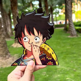  This sticker captures the essence of Luffy in an impressive 3D motion effect. | If you are looking for more One Piece Merch, We have it all! | Check out all our Anime Merch now!