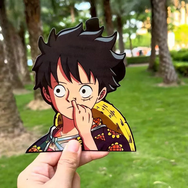  This sticker captures the essence of Luffy in an impressive 3D motion effect. | If you are looking for more One Piece Merch, We have it all! | Check out all our Anime Merch now!