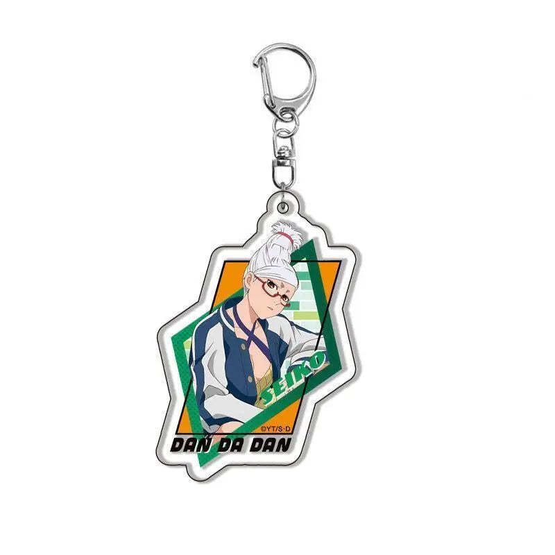 Immerse yourself in this striking Dandadan keychain, perfect for anime fans. Looking for more Dandadan merch? Explore our full collection of anime merch now!