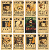 One Piece Wanted Bounty Posters