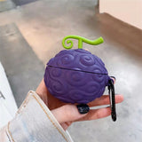 One Piece Devil Fruit Silicone Earphone Case