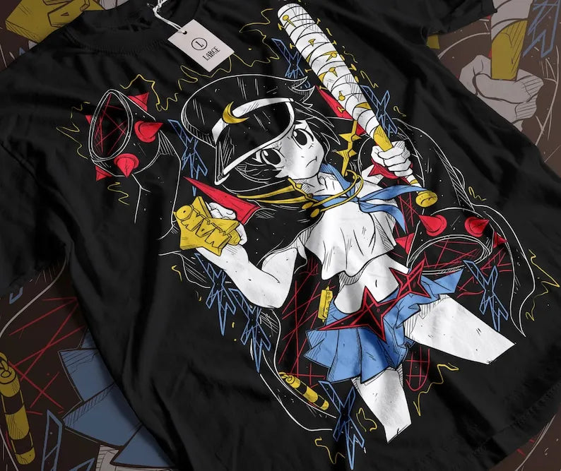 Stand out with this bold & vibrant Ryūko Matoi tee, inspired by the hit anime series Kill la Kill. If you are looking for more Kill la Kill Merch, We have it all! | Check out all our Anime Merch now!