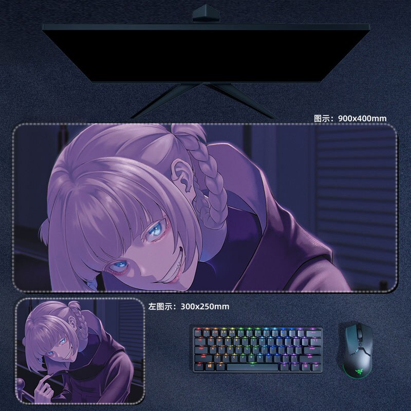 Nazuna Nanakusa - Yofukashi no Uta Mouse Pad for Sale by ice-man7