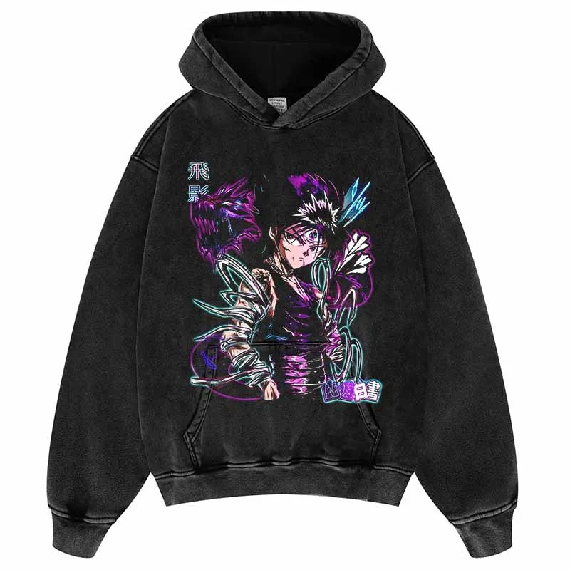 This Hoodie celebrates the beloved YuYu series, ideal for both Autumn & Winter. | If you are looking for more YuYu Hakusho Merch, We have it all! | Check out all our Anime Merch now!